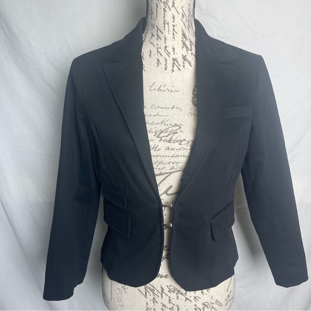 Celyn b. NEW Black Crop Jacket / Blazer Made in Italy Size 44 (Small)